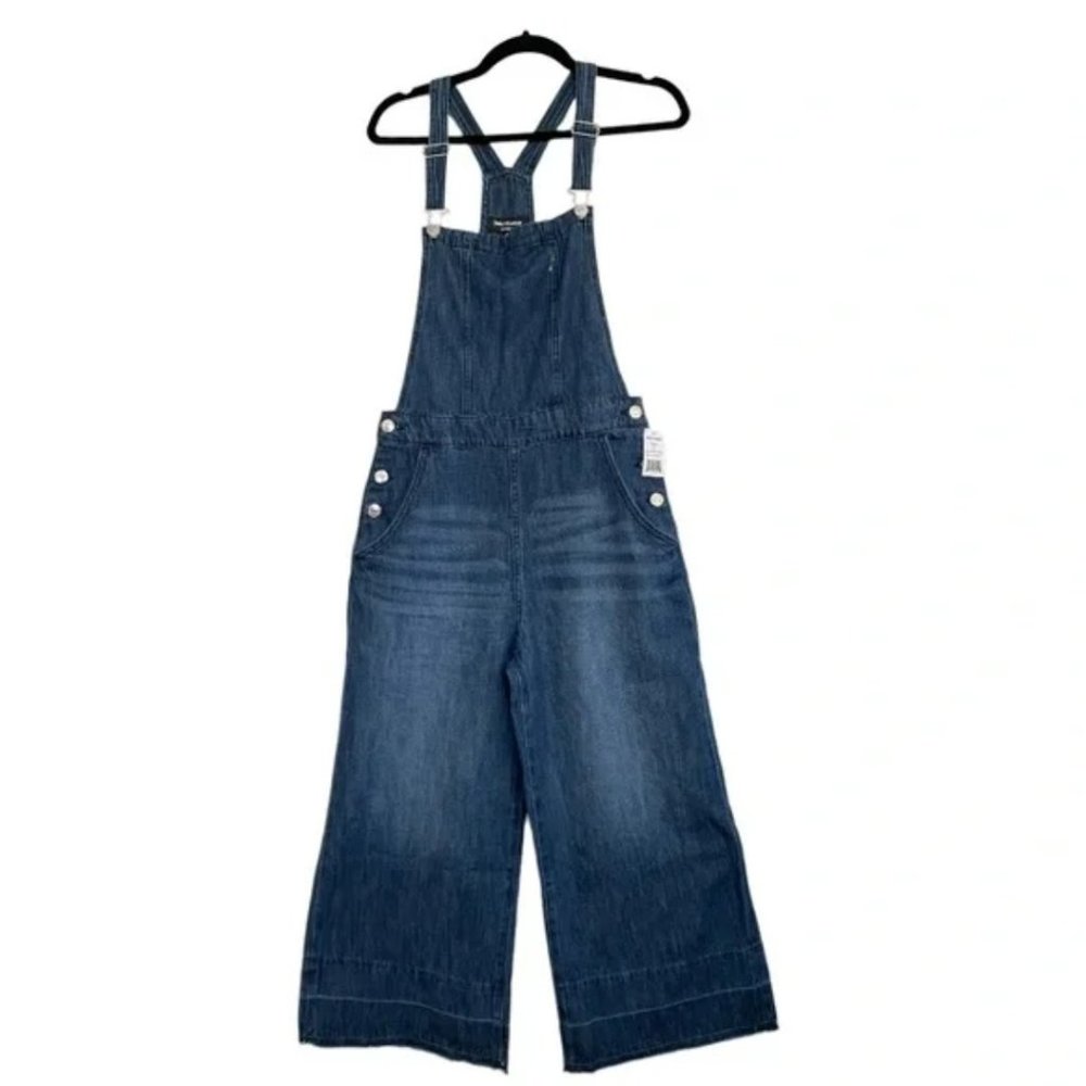 Juicy Couture Cropped Wide Leg Overalls size M